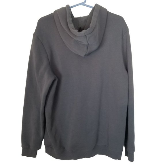 Dutch Brothers Mens M Gray Spell Out Long Sleeves Pullover Hoodie Sweatshirt - Picture 7 of 7